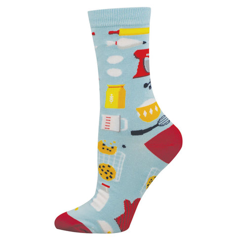 Bake It Til You Make It Socks - Blue