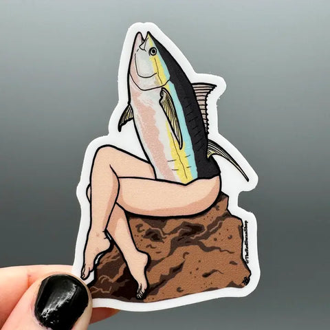 Reversed Mermaid Sticker