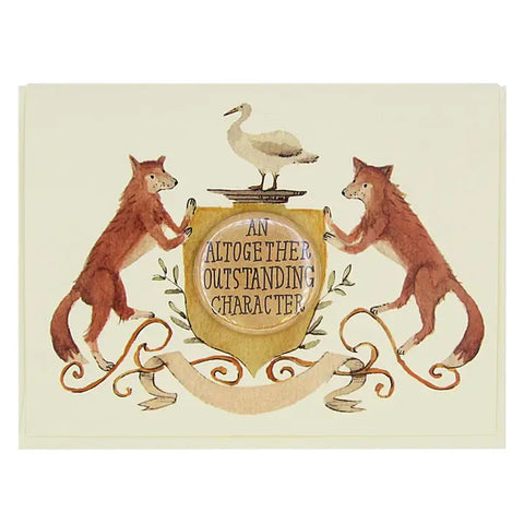 Outstanding Foxes Card