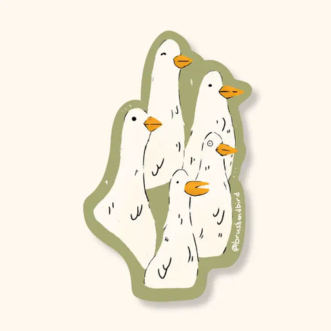Duck Group Sticker