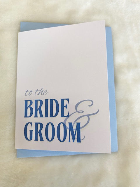 Bride & Groom Wedding Card