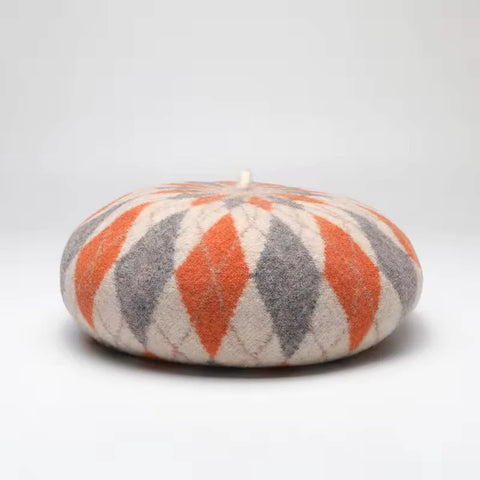 Plaid Beret