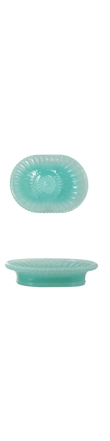 Milk Glass Soap Dish