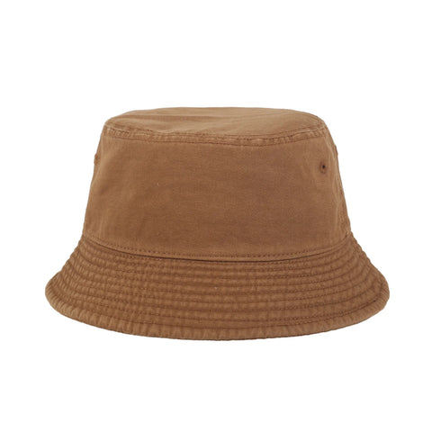 Brown Denim Bucket Hat