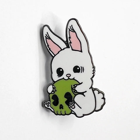Skull Bunny Pin