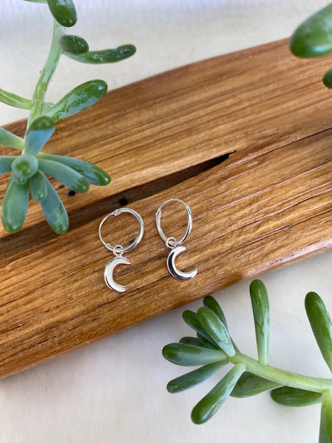 Cresent Moon Hoops