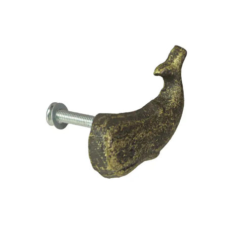 Bronze Whale Knob