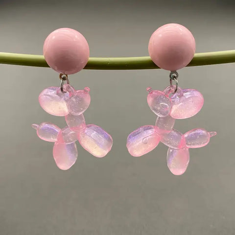 Balloon Dog Earrings