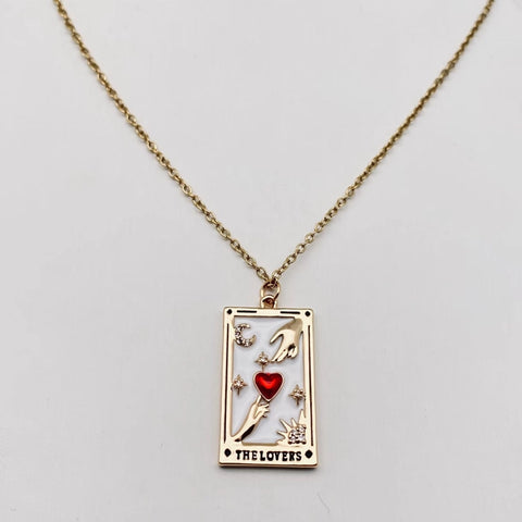 Tarot Necklace - Lovers