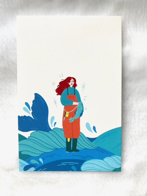 Catch of the Day Postcard