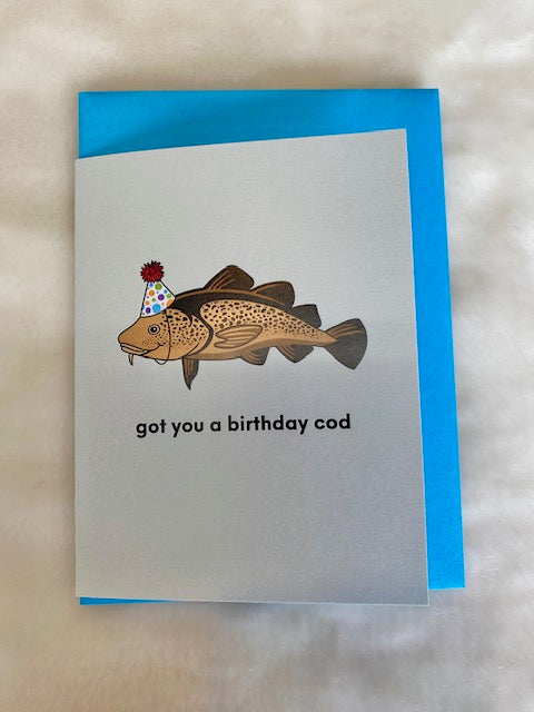 Birthday Cod Card