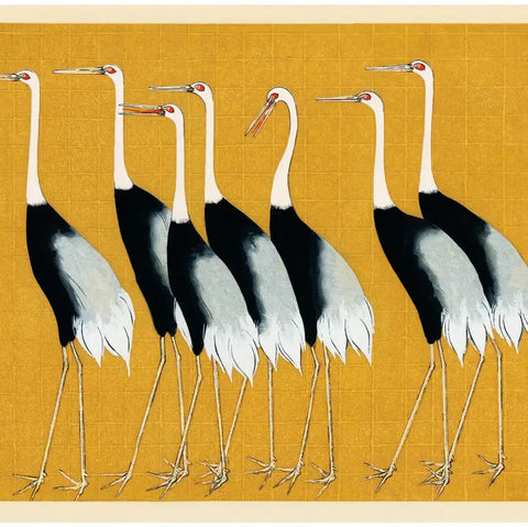 Yellow Crane Print 5''x7''