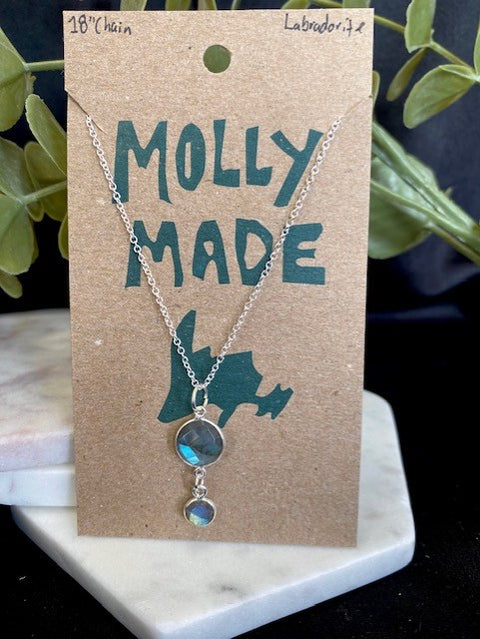 Double Labradorite Necklace