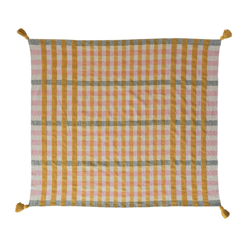 Multicoulour Jacquard Throw Blanket