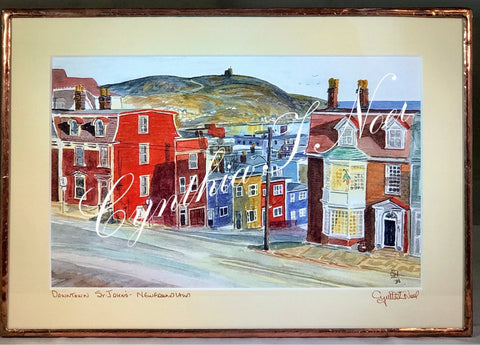 Downtown St. John's 7"x10"