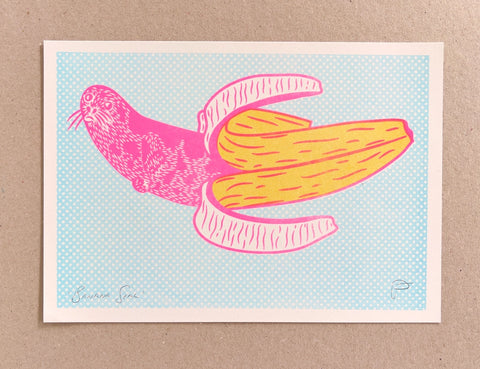Banana Seal Print