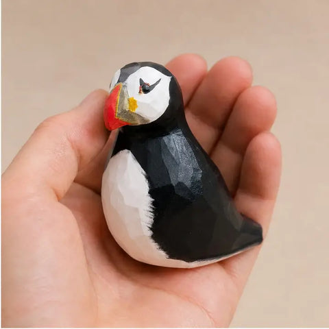 Tall Puffin Handmade Figurine