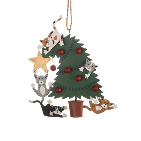 Naughty Cats Ornament