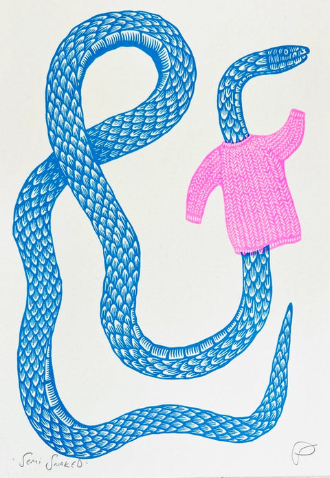 Semi Snaked Print