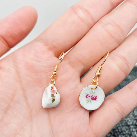 Teacup & Plate Earrings