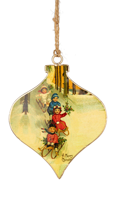 Kismet Ornaments - Sledding
