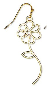 Floral Outline Earrings