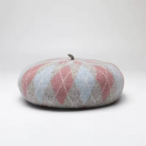 Plaid Beret