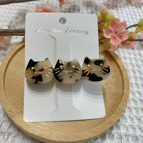 Cat Hair Clip Grey