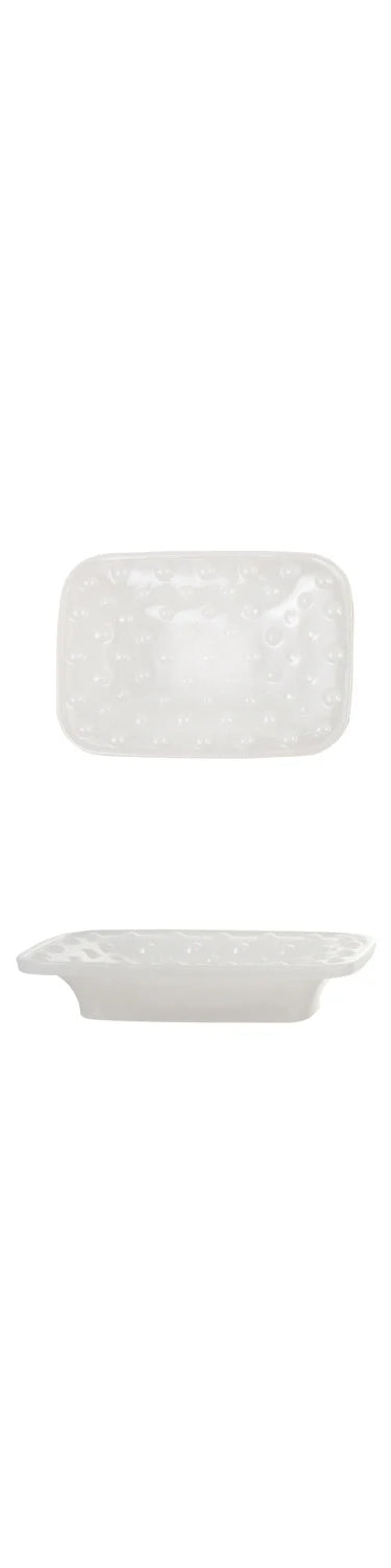 Milk Glass Soap Dish