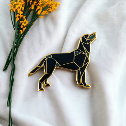 Black Lab Pin