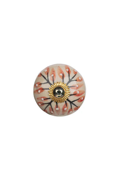 Red & White Knob