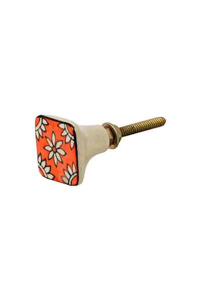 White & Orange Knob