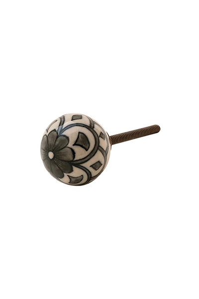 Cream & Grey Knob