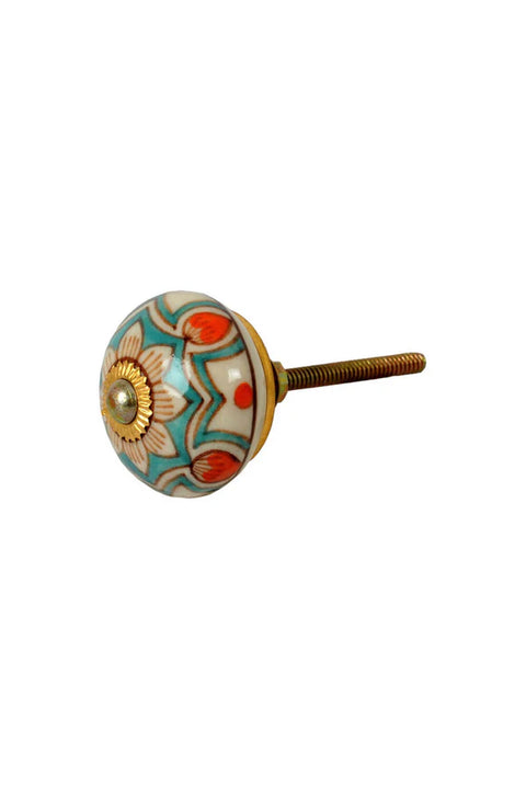 Blue & Red Knob