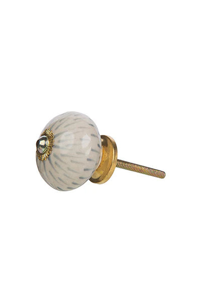 Cream & Grey Knob