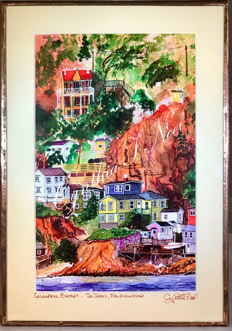 Colorful Battery - 7"x10"
