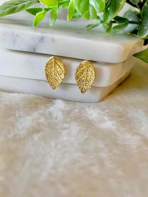 Detailed Leaf Studs