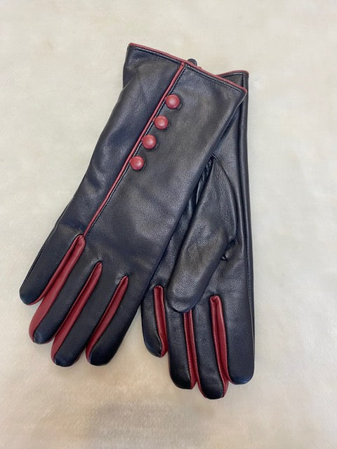 Two Tone Leather Gloves