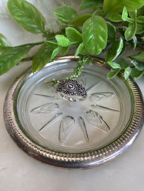 Vintage Inspired Milgrain Ring