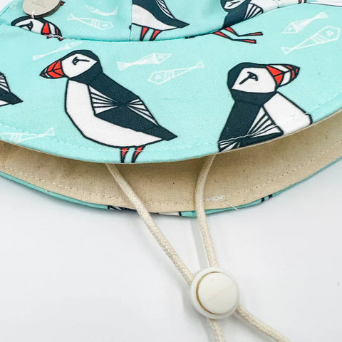 Kids Mint Puffin Hat 2-3 Years