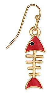 Fish Bone Earrings