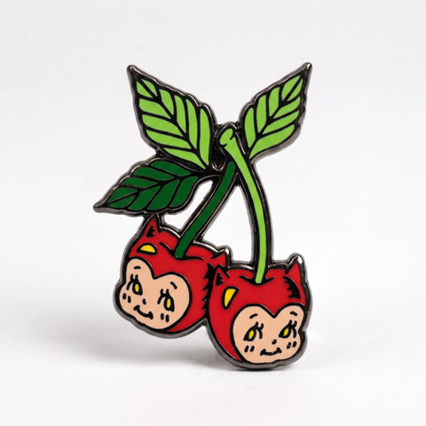 Cherries Enamel Pin