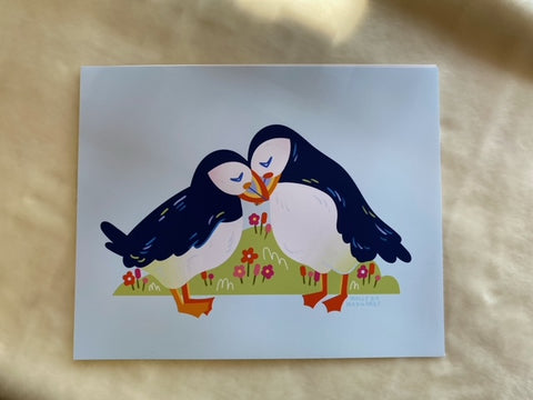 Puffin Love Print