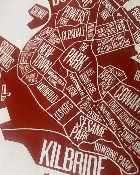 Neighbourhood Map Print