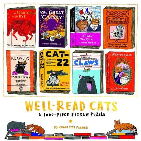 Well Read Cats 1000 Piece Puzzle