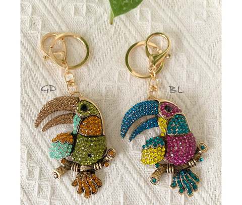 Parrot Bag Charm/ Keychain
