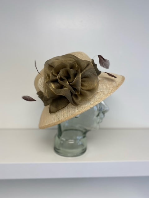 Taupe Dress Hat