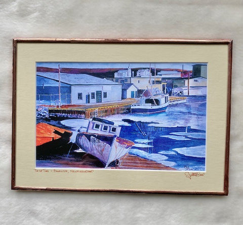 Tie Up Time, Bonavista  7''x10''