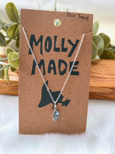 Load image into Gallery viewer, Blue Topaz Teardrop Necklace
