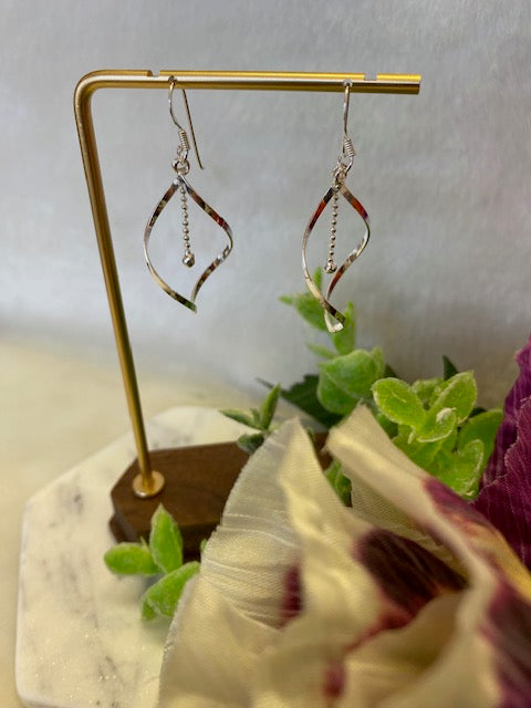 Twists & Chain Dangle Earrings